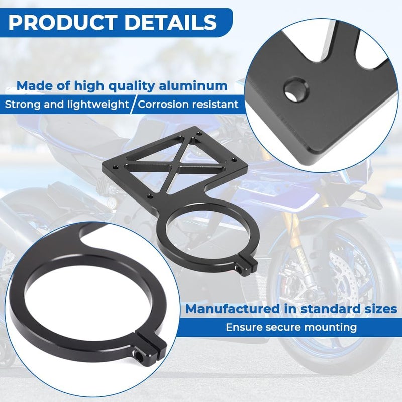 WIKIBB for AIM Solo 2 / Solo 2 DL to Motorcycle 50mm Fork Lap Timer Fork Mount - Image 5
